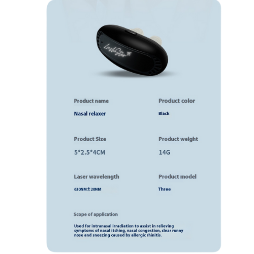 LushSter™ Cordless Nasal Red Light Therapy Device