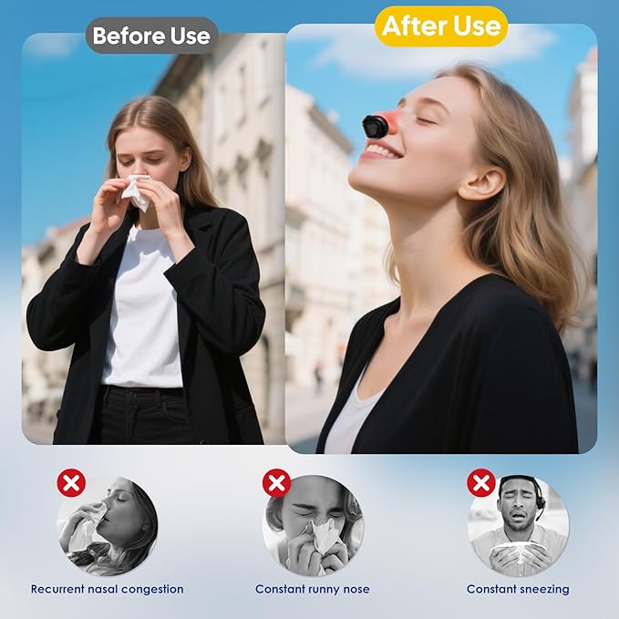 LushSter™ Cordless Nasal Red Light Therapy Device